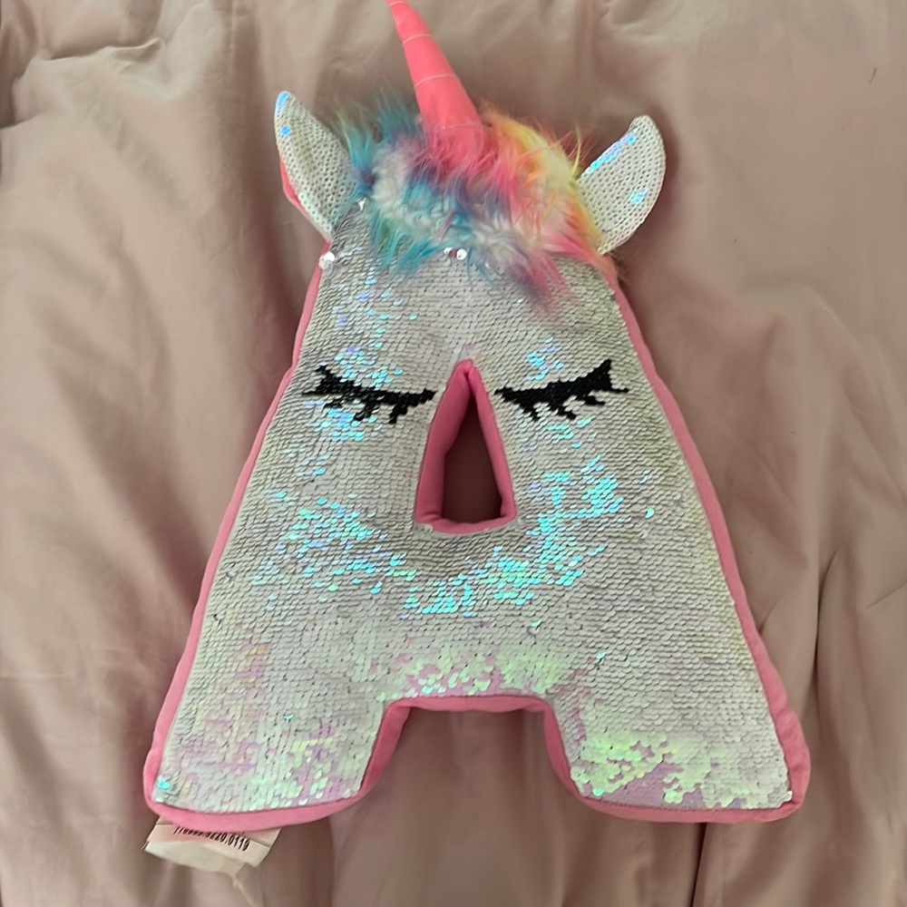 Sequence unicorn “A” Stuffed animal